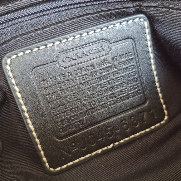 Coach Black and Gray Women's Bag - Picture 13 of 15